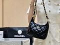 24A hobo Chain Bag Black 