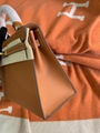 Black Kelly Bag 28cm Epsom Leather Tote Bag