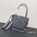 Goyard Mini Anjou Tote Green Goyard Calfskin Leather Bag