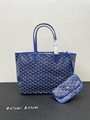 Goyard Saint Louis Bag Women Goyardine Leather Canvans Tote 