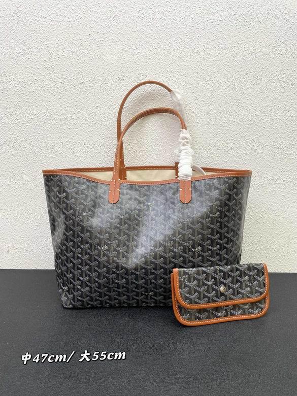 Goyard Saint Louis Bag Women Goyardine Leather Canvans Tote  3