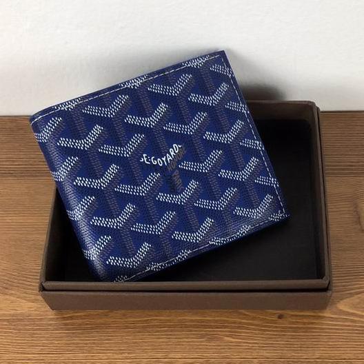 Goyard Victoire Wallet Black in Canvas/Calfskin  5