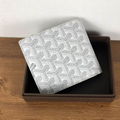 Goyard Victoire Wallet Black in Canvas/Calfskin  13