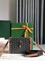 Goyard Cassette Trunk Bag Fashion Goyard Leather  box case 