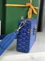 Goyard Cassette Trunk Bag Fashion Goyard Leather  box case 