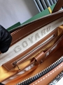 Goyard Sac Marie Galante Goyardine MM Black/Brown in Coated Canvas 
