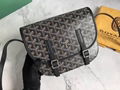 GOYARD Goyardine Belvedere PM Messenger Bag Black Men  5