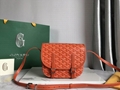 GOYARD Goyardine Belvedere PM Messenger Bag Black Men 