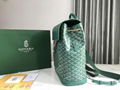 Goyard Goyardine Calfskin Alpin MM Backpack Green Goyard Cloth Backpack 5