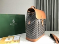 Goyard Goyardine Calfskin Alpin MM Backpack Green Goyard Cloth Backpack