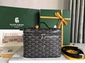 Goyard Goyardine Muse Case Goyard Canvas Crossbody Travel Bag