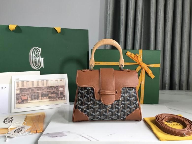 Goyard Saigon Souple Mini Bag Goyardine satchel handle bag