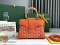 Goyard Saigon Souple Mini Bag Goyardine satchel handle bag