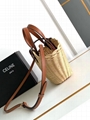        TEEN COUFFIN in WICKER AND NATURAL CALFSKIN Women tote bag  8