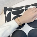 Louis Vuitton LV Gram Bracelet LV Initials Monogram Flowers studded zircons 