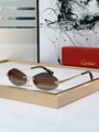 Cartier Vintage Platinum Rimless Sunglasses Cartier Eyewears