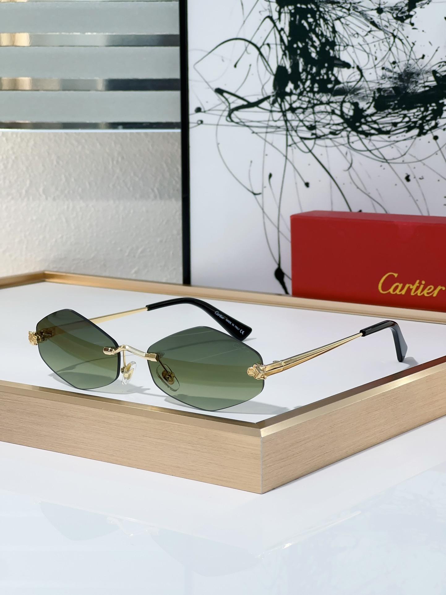 Cartier Vintage Platinum Rimless Sunglasses Cartier Eyewears 6