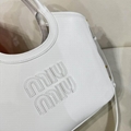 Miu Miu Ivy leather tote bag Brown 12