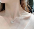 Van Cleef & Arpels Two Butterfly earrings18K white gold Diamond earrings