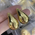 Bottega Veneta Large Drop Earrings Fashion Gold  Earrings