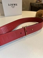 Loewe  Anagram Logo Leather Belt Loewe Women Materials Belt 