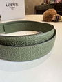        Anagram Logo Leather Belt       Women Materials Belt  14