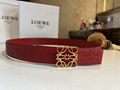        Anagram Logo Leather Belt       Women Materials Belt  7