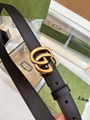Gucci GG Marmont thin belt Double G Leather belt 