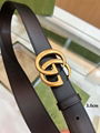       GG Marmont thin belt Double G Leather belt  5