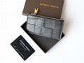 Bottega Veneta Maxi Intrecciato cassette long zipper card case men card wallet 