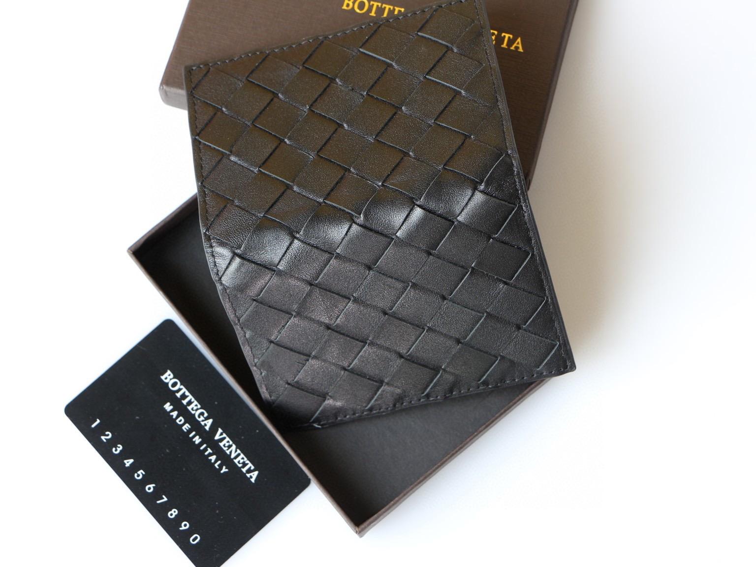                Maxi Intrecciato cassette long zipper card case men card wallet  13