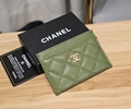 Chanel Caviar Quilted Card Holder Light Pink Women CC Card wallet 