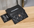 Chanel Caviar Quilted Card Holder Light Pink Women CC Card wallet 