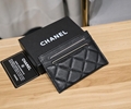 Chanel Caviar Quilted Card Holder Light Pink Women CC Card wallet 