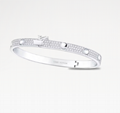 Louis Vuitton Empreinte Bangle Yellow Gold LV Initials Bracelet