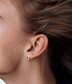 Louis Vuitton Empreinte Ear Studs White Gold LV Flower Earrings