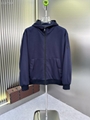 Moncler Zip-Up Hoodie Sweatshirts Men's Hoodie  
