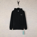 OFF-WHITE Wave Diagonal Hoodie Black/White Cheap Men Cotton Sweatshirt