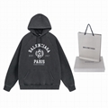 Men's cotton fleece Black and White
