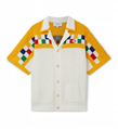 Casablanca Crochet Knit Shirt and Short Set Men  5