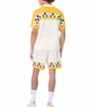 Casablanca Crochet Knit Shirt and Short Set Men 