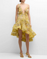 Zimmermann Harmony Asymmetrical silk mini dress  3