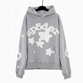 Sp5der Beluga Hoodie Grey Comfortable &