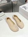          Quilted Leather Sadler Ballet Flats Ladies Comfortable shoes 3