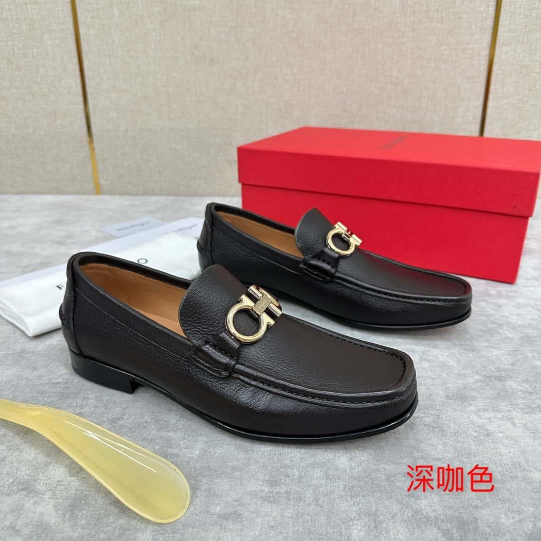           Calf Leather Loafers Men Dress Shoes  5