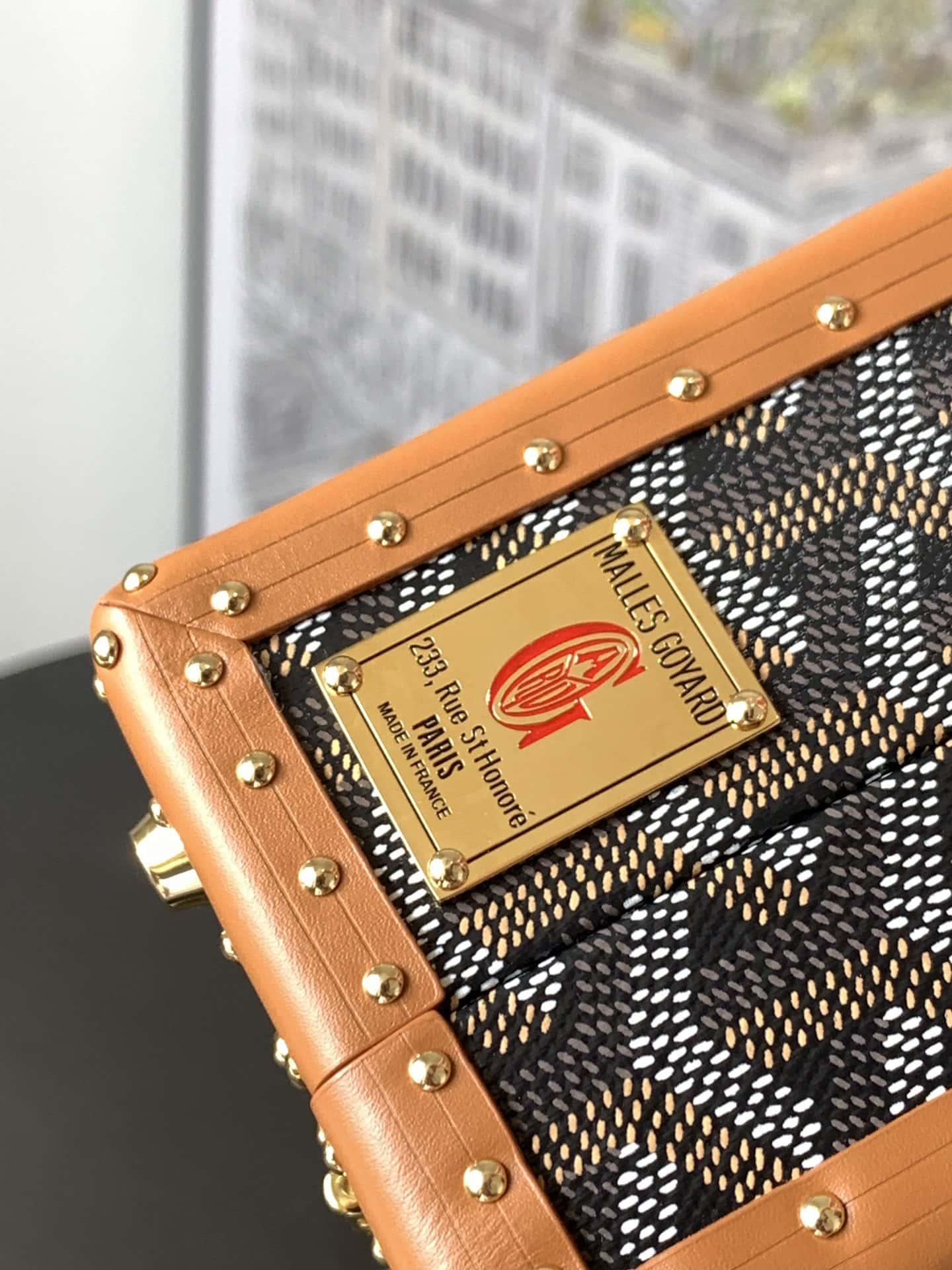 Goyard Goyardine Grand Hotel Trunk Bag  5