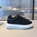 Alexander McQueen Oversize glitter Platform Sneaker trainers In Beetle Green