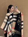          Reversible EKD Check Wool Cape Fashion Shawl 5