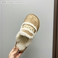 Ugg Violet Shearling Platform Slipper Women Fur Flats