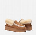     Platform Eskimo Collar Boots     Fur Slipper Shoes 2